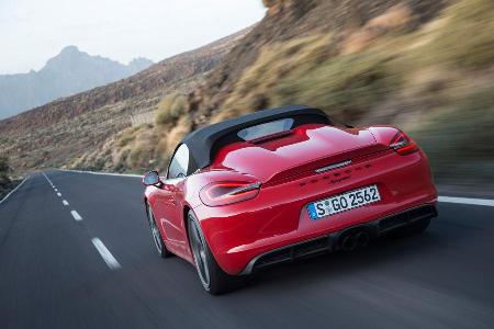 Porsche Boxster Spyder, Heckansicht