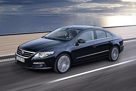 VW Passat Coupé: Eleganter Viertürer im Stil des Mercedes CLS. Etwas länger als die normale Limousine, optimierte Technik.