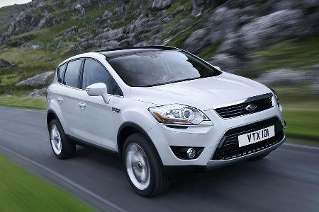 Ford Kuga: Mutig geformter Crossover mit Front- oderAllradantrieb in der Größenordnung eines VW Tiguan.
