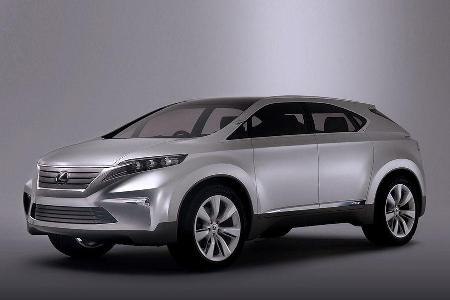 Lexus RX: Futuristischer Auftritt für ein zukunftsweisendes Technikkonzept â der neue Allradler kommt gleich zum Start als...