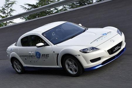 Mazda RX-8 Hydrogen: Auftakt zu einem Großversuch in Norwegen mit Wasserstoff.