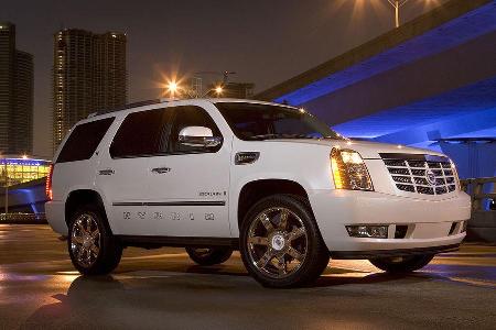 Cadillac Escalade Hybrid: Im Stadtverkehr soll der US-SUV 50 Prozent sparsamer sein.