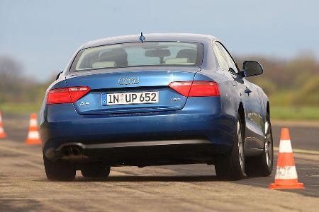 Sichere Fahreigenschaften zeichnen den frontgetriebenen A5 aus.