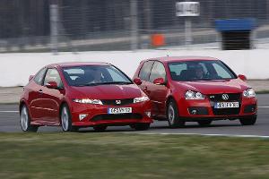 Honda Civic Type R vs. VW Golf GTI