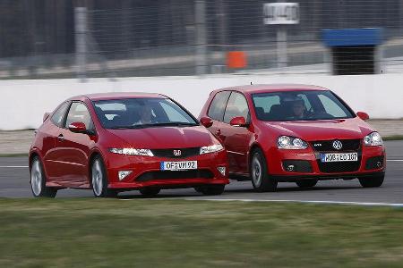 Honda Civic Type R vs. VW Golf GTI