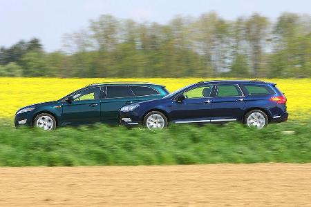 Ford Mondeo und Citroën C5