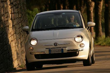 Im Normalfall folgt der Fiat brav den Lenkbefehlen.