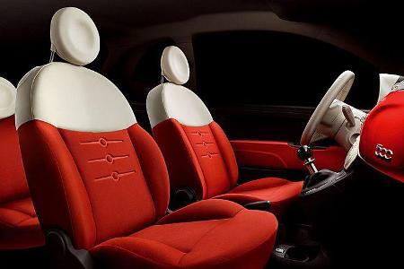 Der Fiat 500 besticht im Innenraum durch Eleganz, Innovation und Funktionalität.