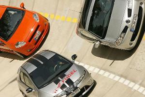 Die Diesel-Riege ist sportlich unterwegs. Doch nicht alle können so überzeugen wie der Testsieger Fugel-Honda Civic 2.2 CDTi.