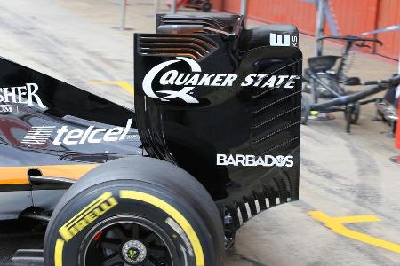 Sergio Perez - Force India - Formel 1 - Test - Barcelona - 2. Mrz 2016