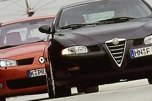 Alfa Romeo GT 3.2 gegen Mégane Renault Sport