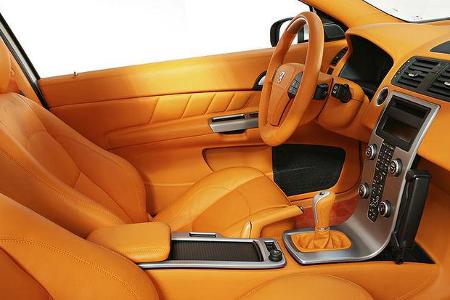 Orange in allen Ecken und Enden.