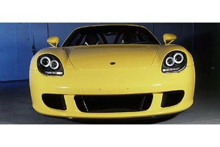 ... und der Carrera GT wahrt lächelnd sein markentypisches Gesicht.