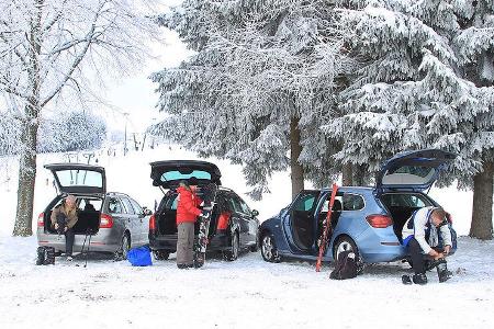 Skoda Octavia Combi 2.0 TDI Elegance, Peugeot 308 SW HDi FAP 140 Platinum, Opel Astra Sports Tourer 2.0 CDTi Sport