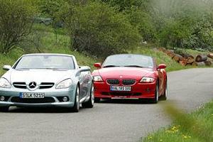 Alpina Roadster S gegen Mercedes SLK 350