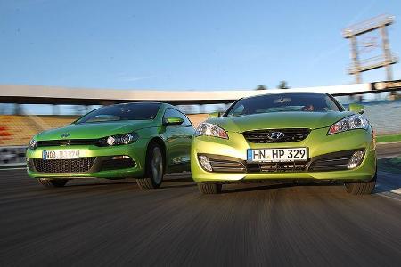 03/11 aumospo06/2011 Hyundai Genesis Coupé 2.0T, VW Scirocco 2.0 TSI