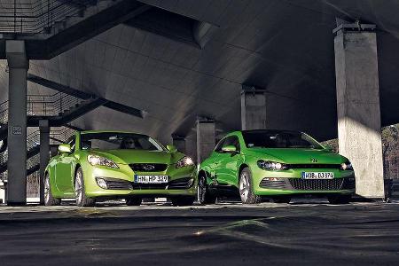 03/11 aumospo06/2011 Hyundai Genesis Coupé 2.0T, VW Scirocco 2.0 TSI