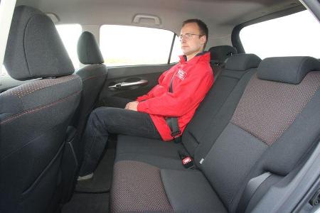 Toyota Auris, Fond, Rückbank