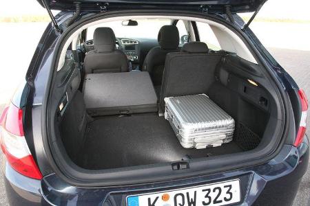 Citroen C4, Kofferraum