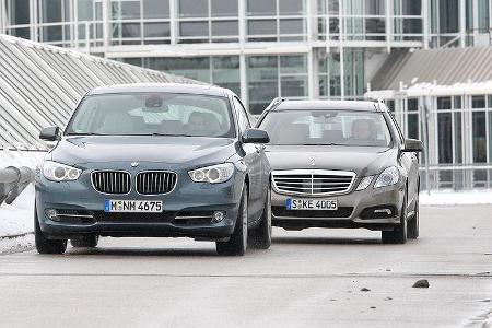 BMW 530d GT und Mercedes E 350 CDI T-Modell