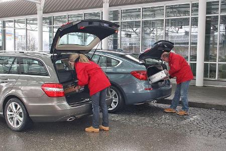 BMW 530d GT und Mercedes E 350 CDI T-Modell