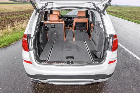 BMW X3, Kofferraum