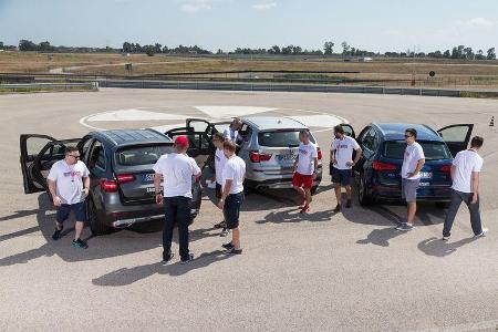 Audi Q5 2.0 TDI Quattro, BMW X3 xDrive 20d, Mercedes GLC 250 d 4Matic