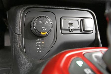Jeep Renegade 2.0 Multijet Trailhawk, Bedienelemente
