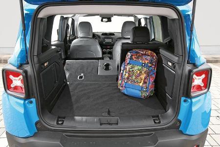 Jeep Renegade, Mini Countryman, Kofferraum