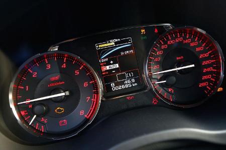 Subaru WRX STI, Rundinstrumente