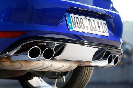VW Golf, Asupuff, Endrohre