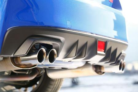 Subaru WRX STI, Auspuff, Endrohre