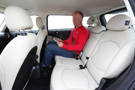 Mini Cooper Countryman, Fondsitz, Beinfreiheit