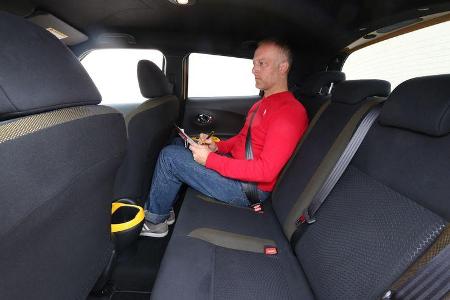 Nissan Juke 1.2 DIG-T, Fondsitz, Beinfreiheit