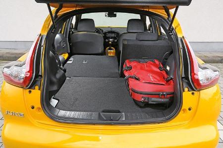 Nissan Juke 1.2 DIG-T, Kofferraum, Ladefläche