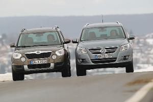 Skoda Yeti, VW Tiguan