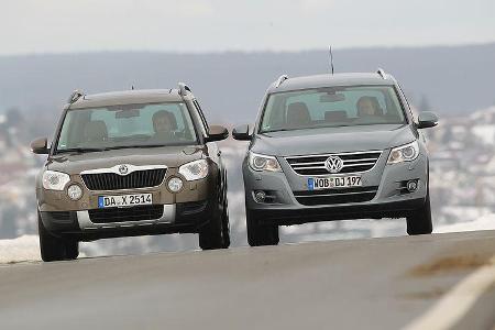 Skoda Yeti, VW Tiguan