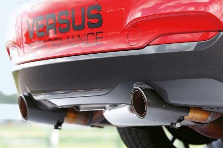 Versus-BMW M235i, Endrohre, Auspuff