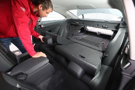 BMW 420d, Rücksitz, Umklappen