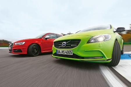 MTM-Audi S3, Heico-Volvo V40 T5 HPC, Kurvenfahrt