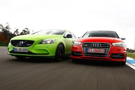 MTM-Audi S3, Heico-Volvo V40 T5 HPC, Frontansicht