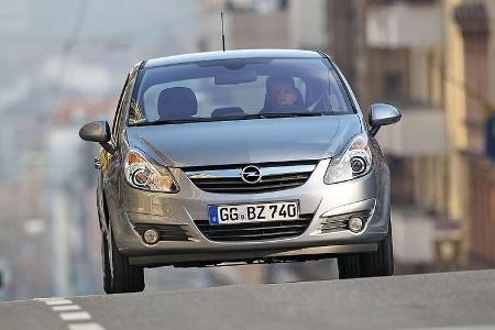 Der Corsa ist der günstigste Kleinwagen im Test.