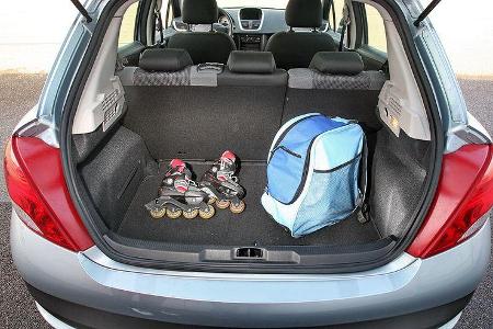 Kofferraum mit Standart-Format.