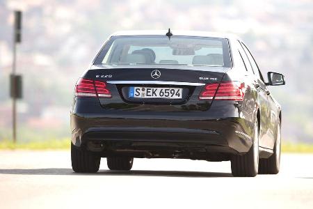 Mercedes E 220 Bluetec, Heckansicht