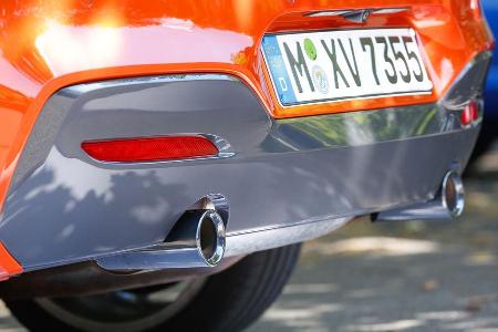 BMW M135i, Auspuff, Endrohre