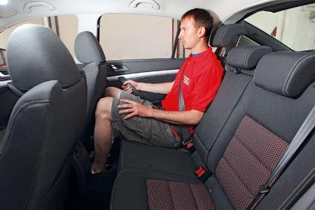 Scoda Octavia 1.4 TSI, Rückbank, Rücksitze