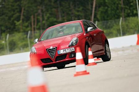 Alfa Romeo Giulietta 1.4 16V, Slalom, Frontansicht
