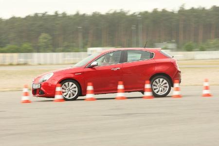Alfa Romeo Giulietta 1.4 16V, Bremstest, Seitenansicht