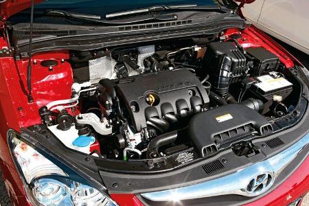 Hyundai i30 1.6i, Motor, Motorraum