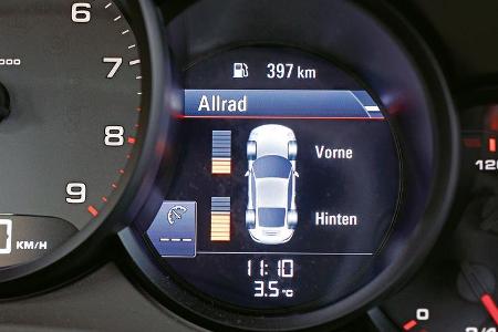 Porsche 911 Carrera 4, Anzeige, Bordcomputer